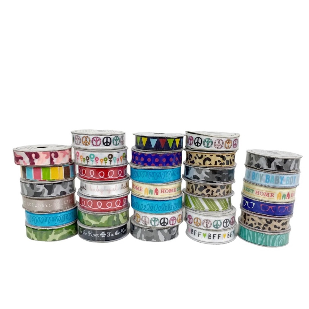 American Crafts Mini Ribbons Scrapbook Paper Crafts 33 Spools
